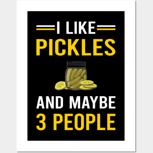 3 People Pickle Pickles Pickling Posters and Art